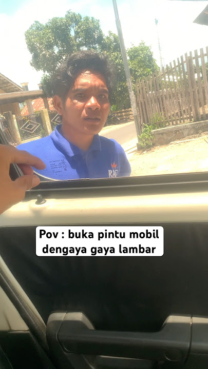 Pov : membuka pintu mobil dengan gaya lambat #shorts #ngakak #lucu #lucuabis #viral