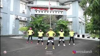 Senam Aerobic Singkong dan Keju  sag  Enny  Sukaesih