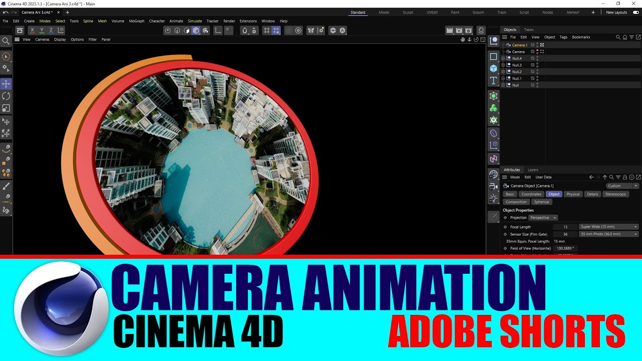 Broadcasting Camera Animation Technique || Cinema 4D || Adobe Shorts ...