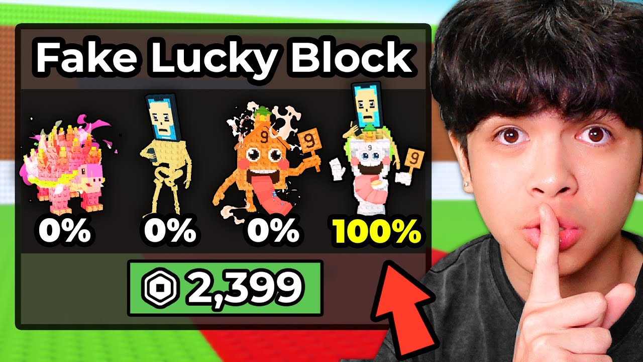 I Secretly Cheated in a Lucky Block Race!