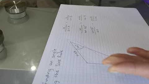 Using the Sine Rule to Find an Unknown Angle