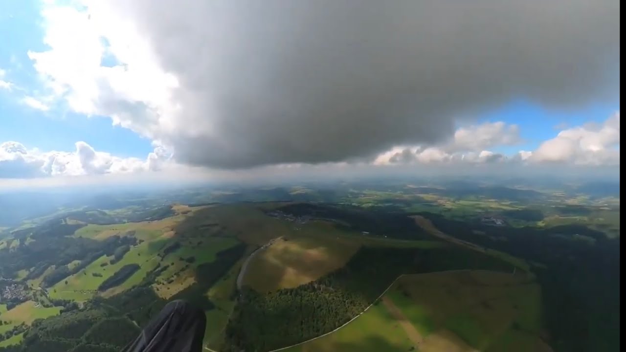 20.08.21 Highspeed Wasserkuppe Westhang zu den Wolken und Toplanden - Clouds and Toplanding