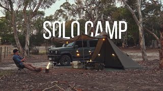 Solo Camp OVERNIGHT with my Jimny - Iron Stove Cooking - DIY Gas Firepit - NEW TENT by The Midweek Escape Artist 3,583 views 2 months ago 31 minutes