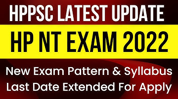 HP Naib Tehsildar New Exam Pattern 2022 !! HPPSC ने किये बड़ा बदलाव !! Last Date Also Extend !!