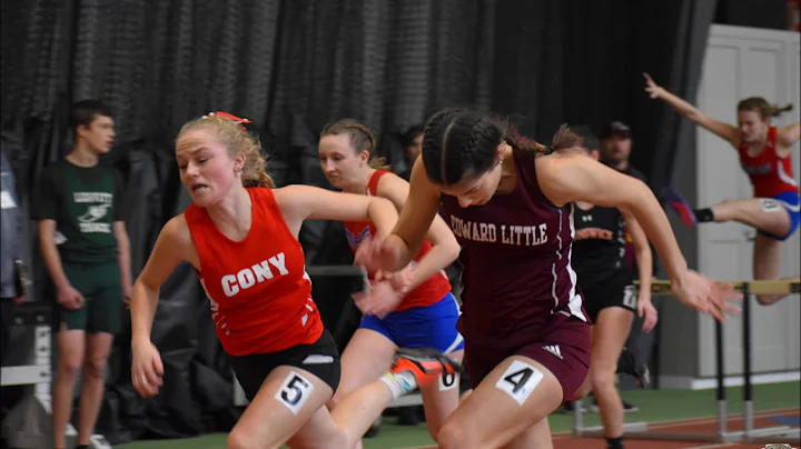 Julia Berube wins 55 Meter Hurdles ~  KVAC Champio...