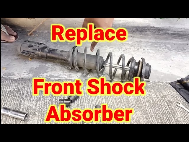 Front shock absorber replacement