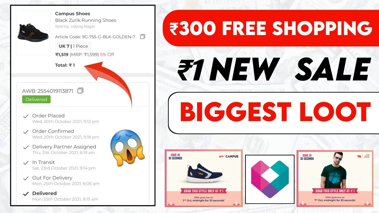 Fynd Rs.1 Sale | Fynd App Sale | MediBuddy Free Shopping | Free Shopping Offer Today | Free Shopping