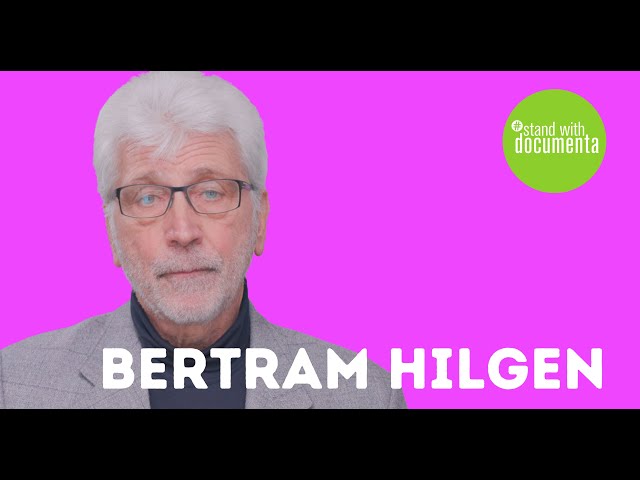Bertram Hilgen #standwithdocumenta