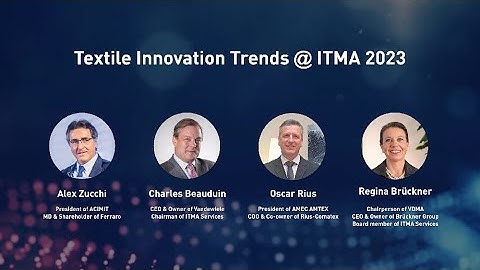 Textile Innovation Trends @ ITMA 2023