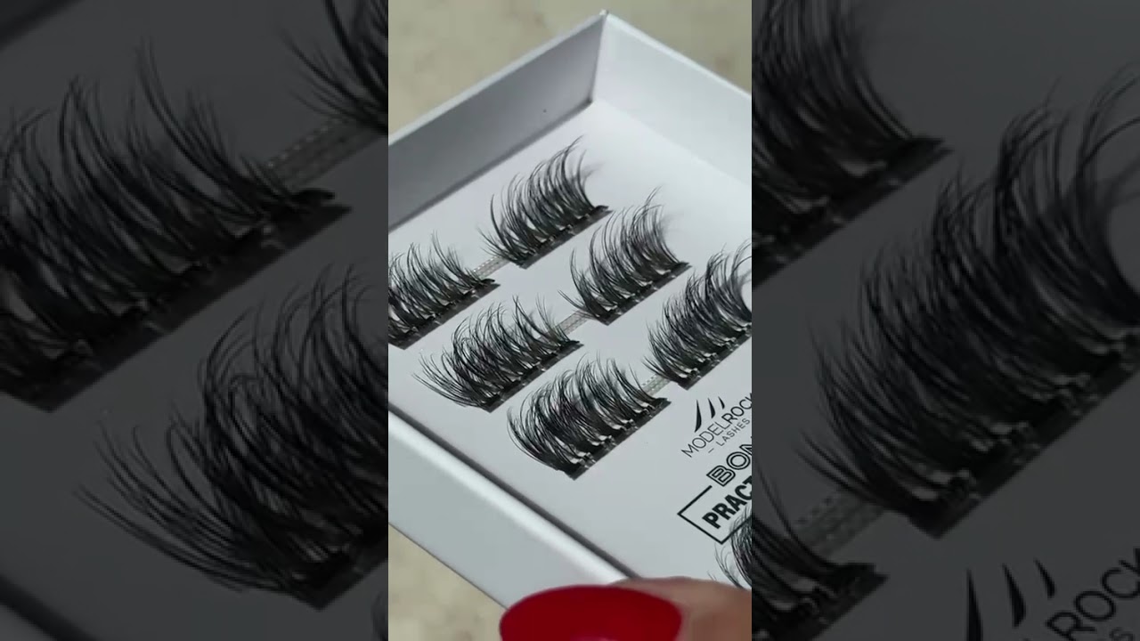 MODELROCK - Pre-Glued Half Lashes - STRETCH-FIT - Fabulous & Flirty