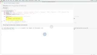 Structs with Properties and Methods