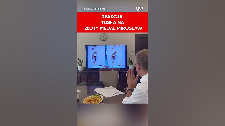 Tusk nagle krzyknął. Złoty medal Mirosław na Igrzyskach Olimpijskich w Paryżu