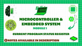 CPSR | Current Program Status Register | BCO601 Microcontrollers & Embedded System | Mod1 VTU 22