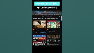 Generator QR code using html CSS and JS | JavaScript Projects
