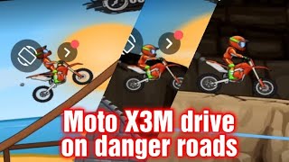 Moto X3M drive on the danger ways screenshot 3