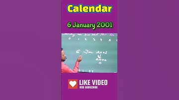 Calendar short trick by Amit Maurya Sir/ Calendar Tricks