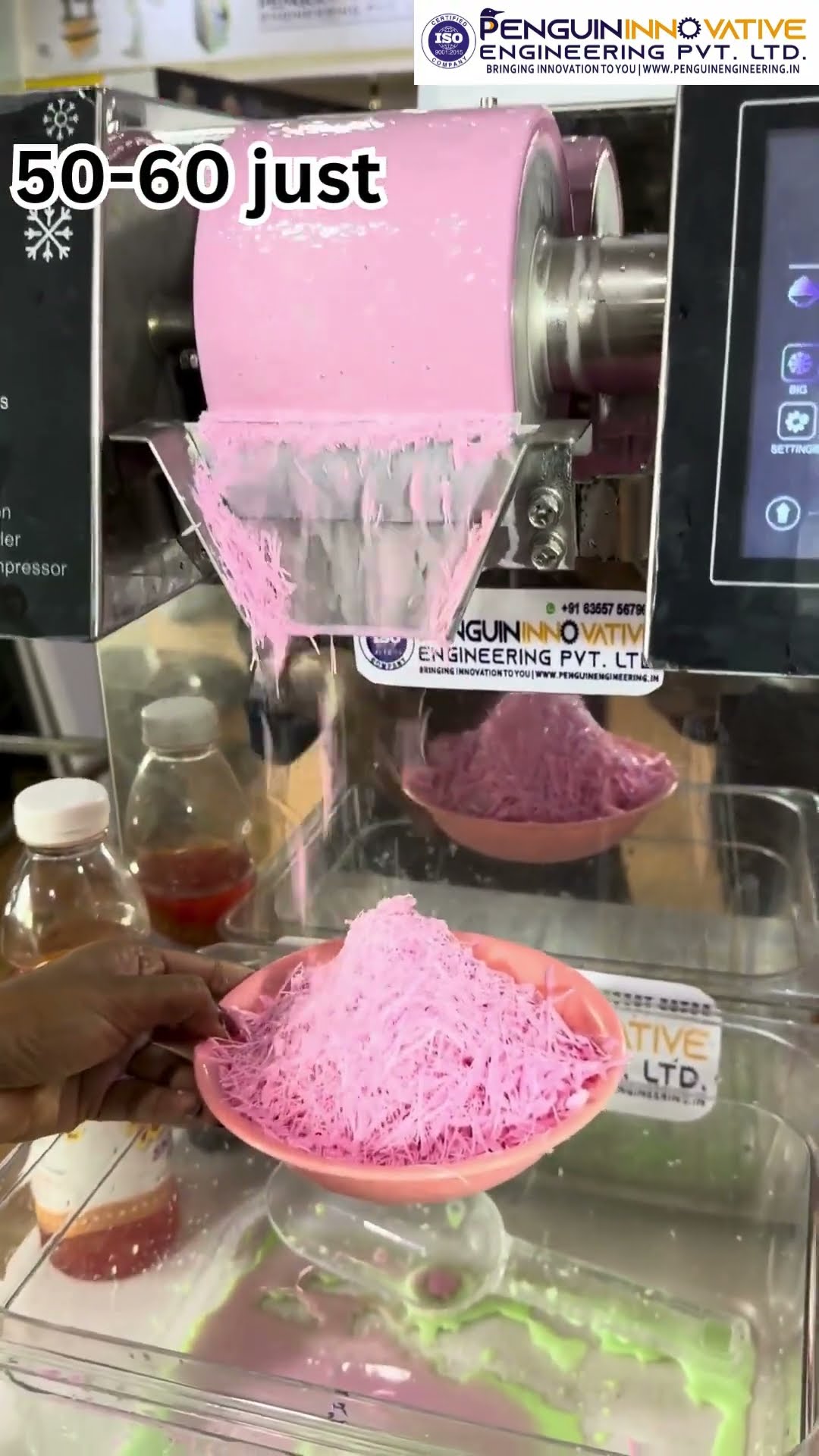 penguin ice cream machine