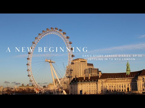 dan's study abroad diaries ep.00 | settling in to nyu london, exploring the city, starting classes