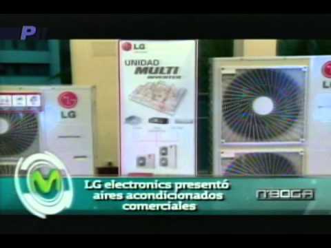 LG electronics presentó aires acondicionados comerciales