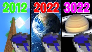 mlg in 2012 vs mlg in 3022 minecraft