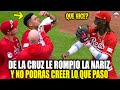 As elly de la cruz golpea le rompe la nariz a un compaero sale lesionado y no creers que pas mlb