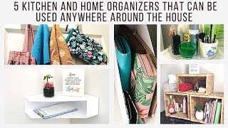 5 kitchen and home organizers that can be used anywhere around the house | home organization ideas