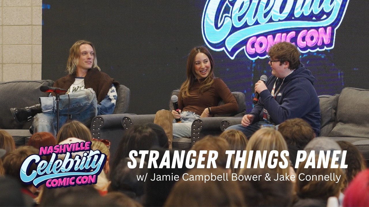 Stranger Things Panel FULL | Jamie Campbell Bower and Jake Connelly at Nashville Celebrity Comic Con