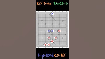 Cờ Tướng Tàn Cuộc : 2 Chốt Liên Kết Hòa Pháo, Sĩ Tượng Bền ( Ván 7 ) #Shorts