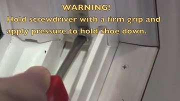 How To Fix Vinyl Window That Won