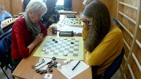 Lithuanian Women's Draughts (64) Championship 2022. Žaidžia Elena Baltrimienė ir Lina Malinauskaitė.