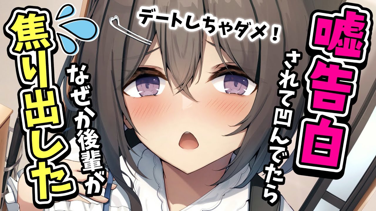 【告白】好きな人に噓告白されて凹んでたらなぜか後輩が焦りだして…【男性向けシチュボASMR】