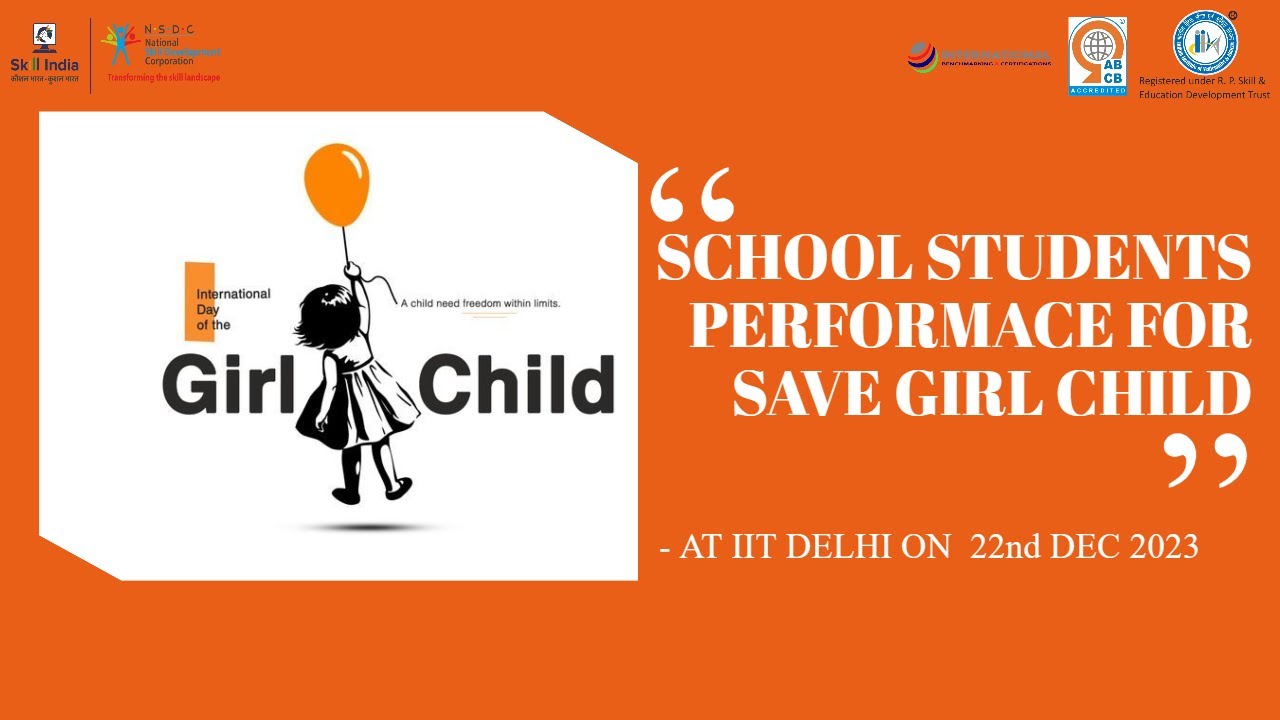 GIRL CHILD PERFORMANCE BY SAARTHI INTERNATIONAL SCHOOL - YouTube