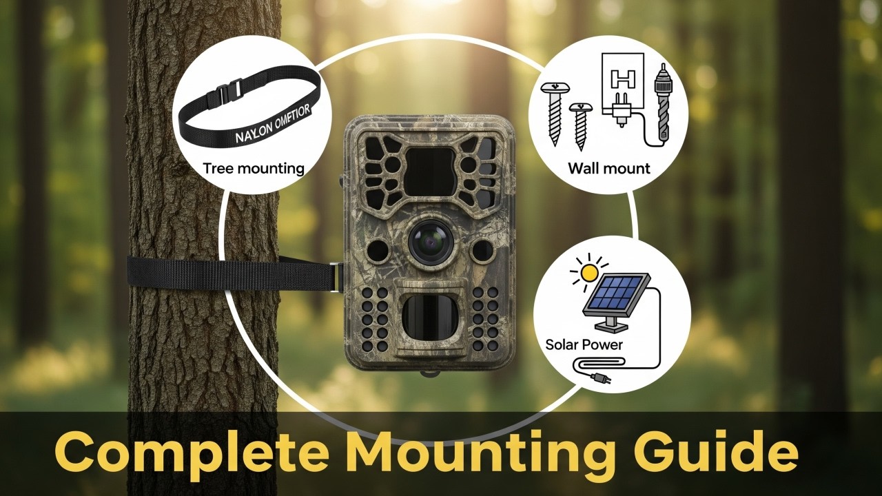 Tree Mount Complete Guide to Installing Your Wildlife Camera: Tree, Wall & Solar ...
