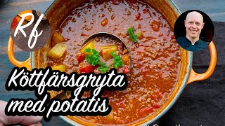 Köttfärsgryta med potatis