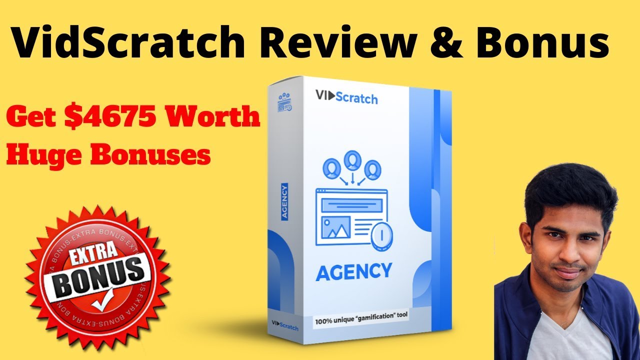 Vidscratch Review ✅ Vidscratch Bonus: ⚠️ $4675 Worth Bonuses⛔