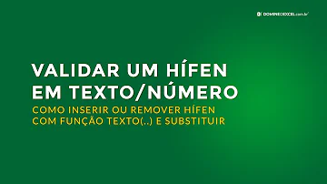 Como incluir hífen?