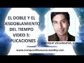 El Doble y El Desdoblamiento del Tiempo |  Video 3: Aplicaciones | Enrique Villanueva