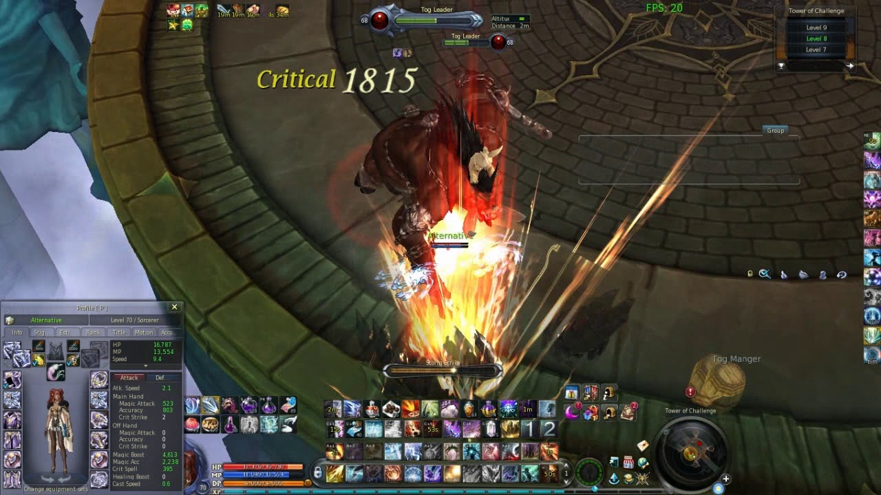 Aion Watch&Learn 23 Tower of challenge Sorc 1-40