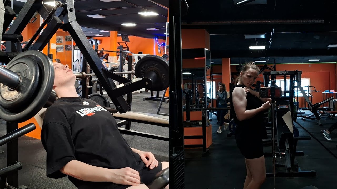 ВЕРНУЛАСЬ С ТРЕНИРОВКАМИ| ГРУДЬ - БИЦЕПС 