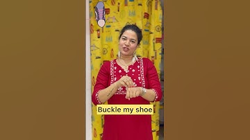One, Two, Buckle my shoe! 👞 #ytshorts #youtubeshorts #creativelearners #englishsongs #kidssong