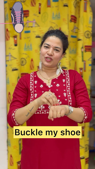One, Two, Buckle my shoe! 👞 #ytshorts #youtubeshorts #creativelearners #englishsongs #kidssong