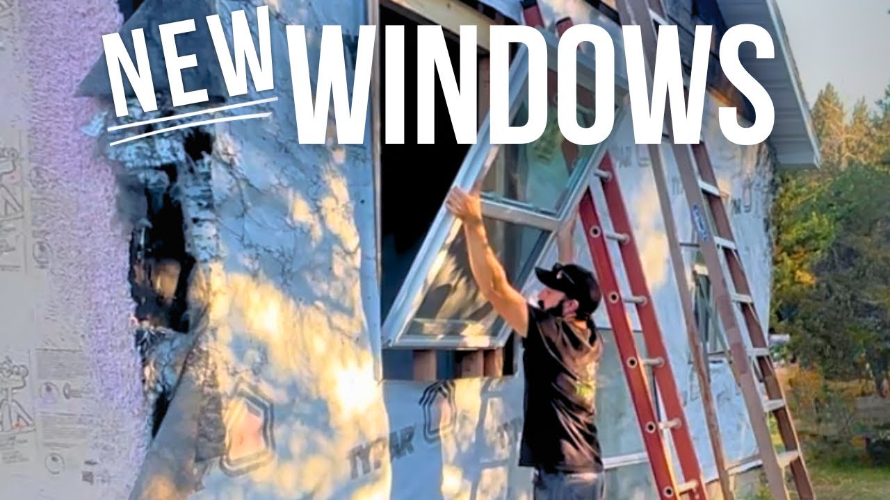 THE FIRST NEW WINDOW IS GOING IN! - YouTube