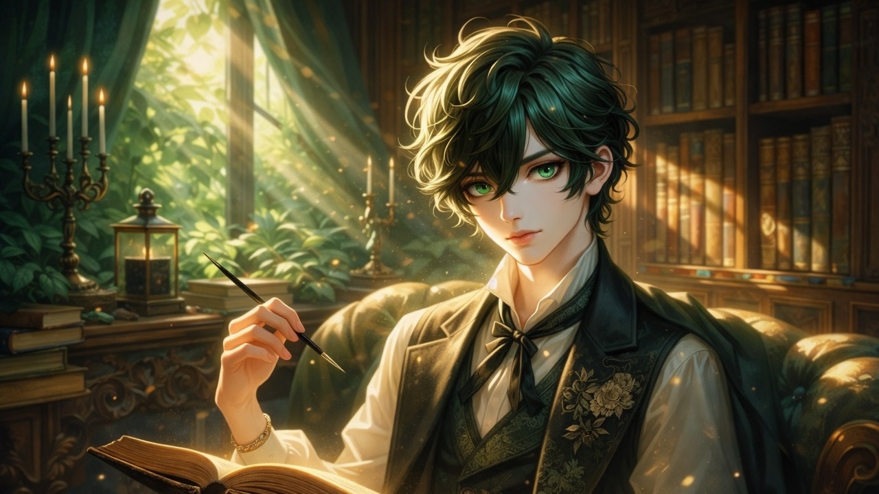 May Emerald Library Ambience | Classical Study & Reading BGM | 30 Min Loop