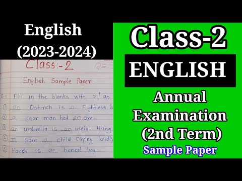 Class-2 Annual Examination