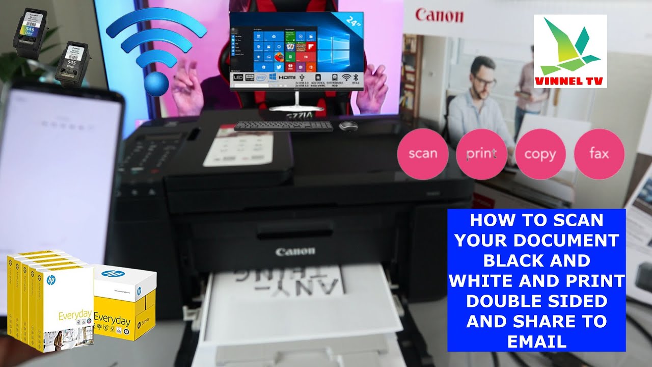 Canon Pixma TR4650 Printer 2-Sided Copy. 