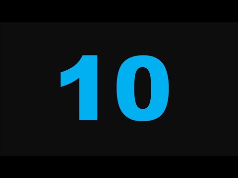 10 Seconds Countdown with Laser Sound