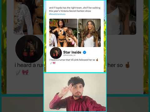 Is Kayda Joining Victoria's Secret? 👼✨ #shorts #loveislandusa #loveisland #trending