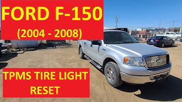 Ford F-150 (2004-2008) - TPMS TIRE PRESSURE LIGHT RESET / CLEAR