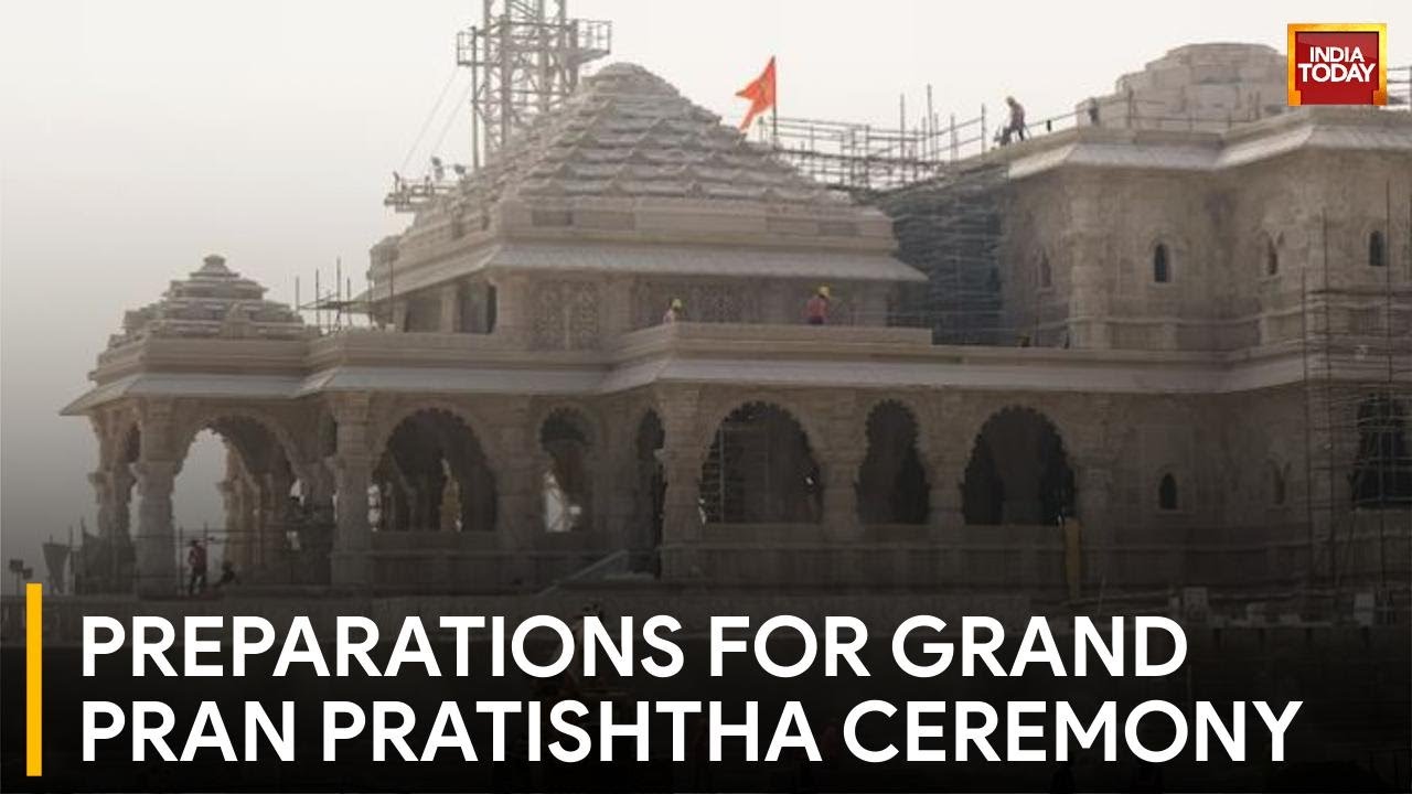 Countdown To Ram Temple Consecration Ceremony In Ayodhya - YouTube