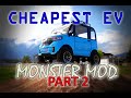 CHANGLI MONSTER MODS PART 2! POWERTRAIN UPGRADES FOR THE WORLDS CHEAPEST EV WITH BIG TIRES AND LIFT